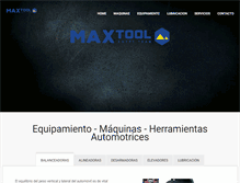 Tablet Screenshot of maxtool.com.ar